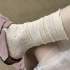 Women's Summer Thin Hollow Lace Ballet Wind Tube Stack Socks