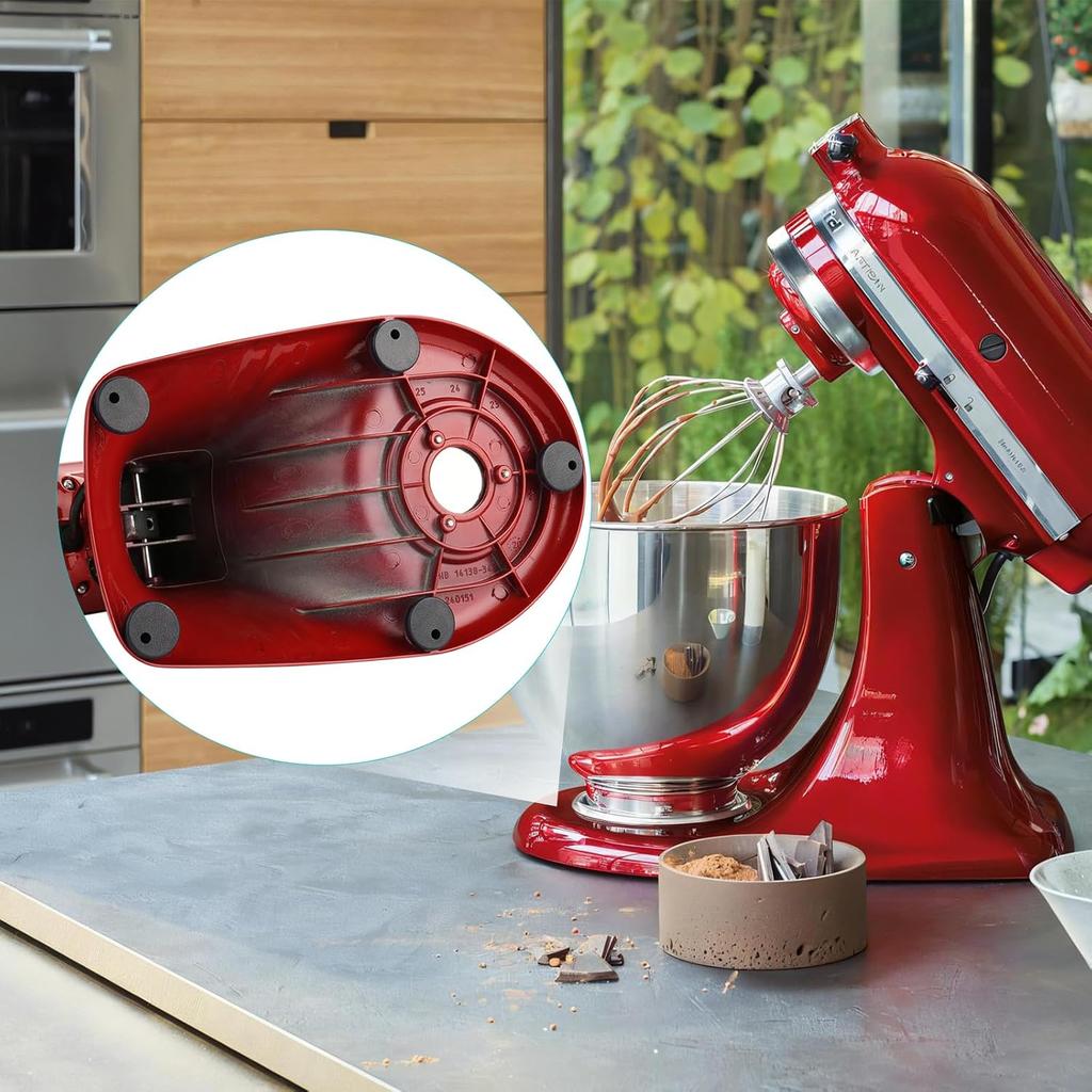 Нижние ножки для миксера Beautyflier для стационарного миксера KitchenAid с наклоняемой головкой KSM150 KSM152 KSM154 KSM155 KSM158 KSM160, Прочные и долговечные сменные из ТПУ