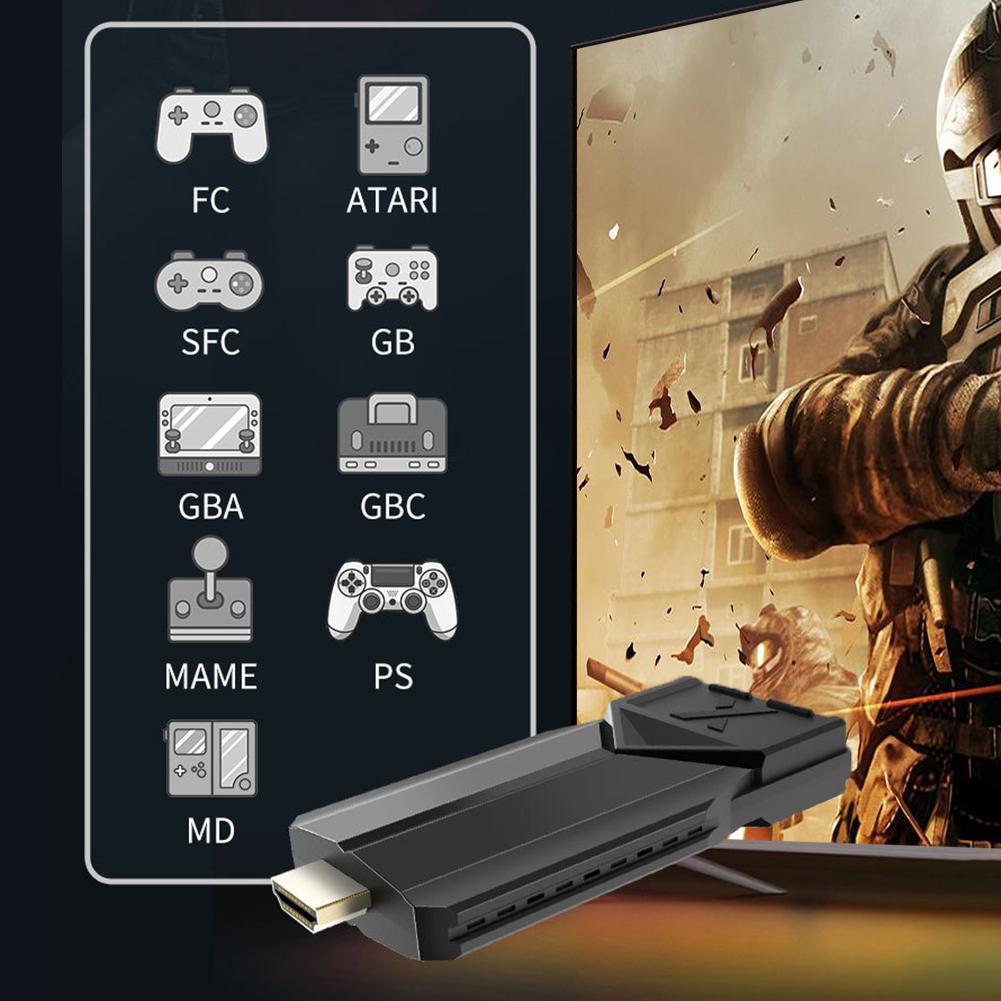 Игровая консоль D90, игровая приставка 4k, встроенная 20000+ ретро-игр, портативный игровой плеер, беспроводной контроллер 2,4 г, лучший подарок для ребенка