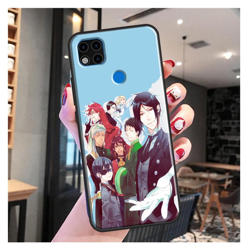 Аниме Черный дворецкий Kuroshitsuji для Xiaomi Redmi Note 11 Pro, чехол для телефона Redmi 9T 9A 9C 9S 10S Note 9 10 Pro, задняя крышка