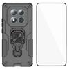 Для Xiaomi Poco M8 5G/Redmi Note 15 5G (Глобальный) Чехол для телефона WANLONFENG PC TPU Задняя крышка Подставка с закаленным стеклом