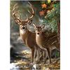 Full 5D Diy Diamond Painting Two Deer Embroidery Cross Stitch Home Decor Handmade Gift
