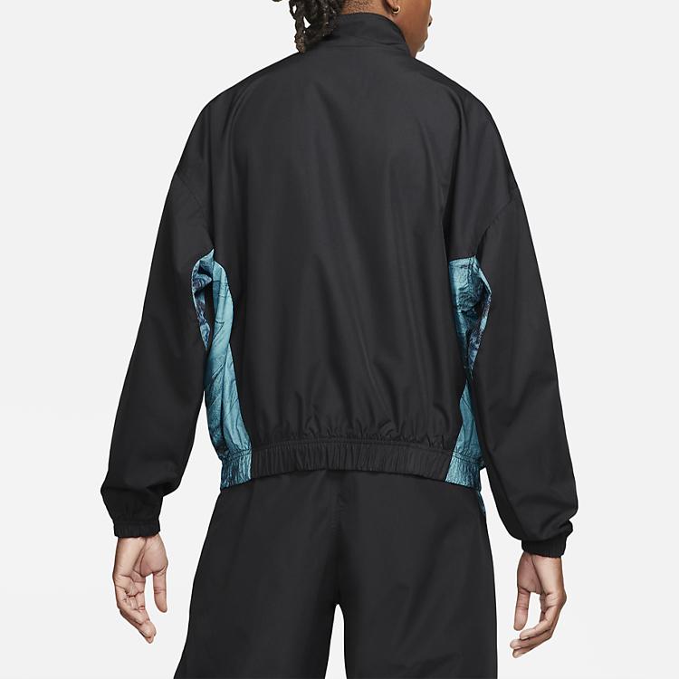 Nike Водонепроницаемая спортивная куртка X Skepta с принтом перьев, мужская верхняя одежда, черная CU9743-010
