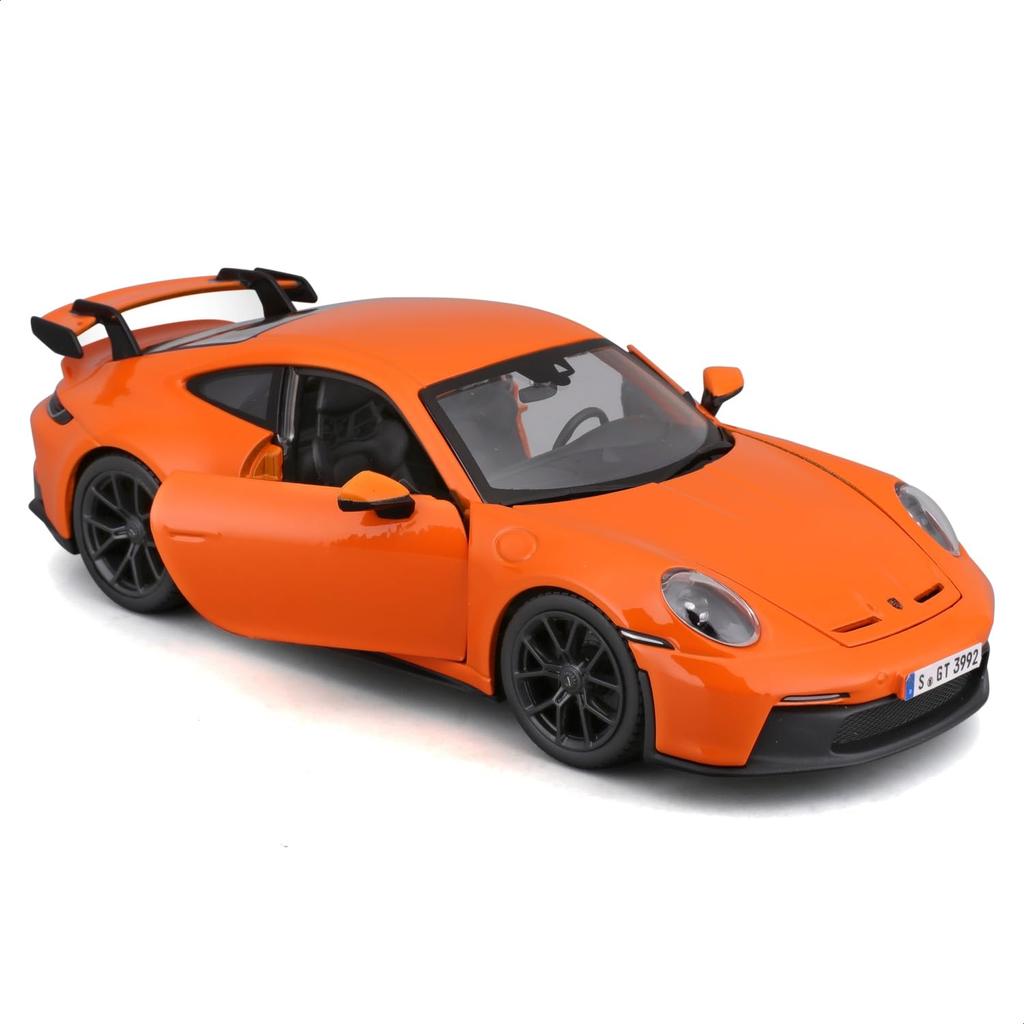 Bburago Scale Porsche 911 GT3 2021 Orange Diecast Model Finished OG 1/24 (992) / Car, Product, 18-21104