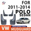 Volkswagen POLO Sedan 2011-2014 Tire Mudguard - Soft Rubber Material