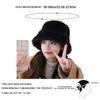 Женская утепленная кепка-ведро с плоским верхом из овечьей шерсти, зимняя теплая шапка-панама для мужчин, унисекс, кепка-панама для рыбалки, кепки Gorras