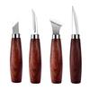 Handmade Wood Carving Knife Set: Curved Whittling Knife & Spoon Digging Tool for DIY