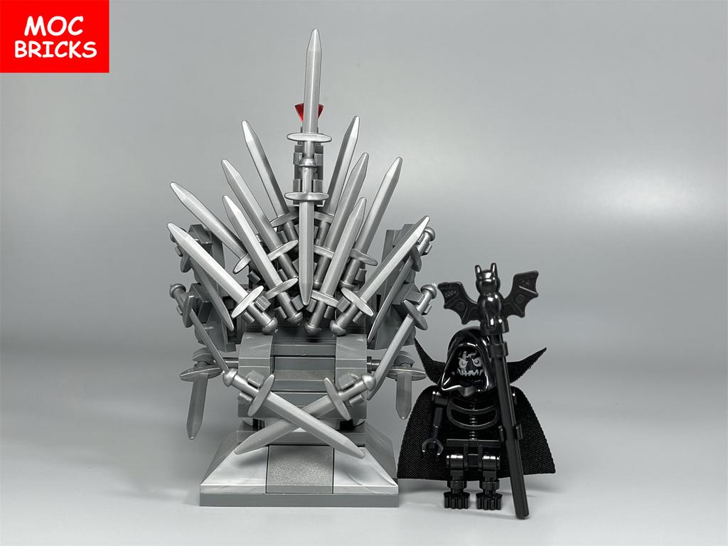 MOC Кубики DIY Темный Вестник Группа Магов Череп Скелет Лошадь Фестралы Аксессуары Собранные Строительные Блоки Игрушка для Детей Мальчиков
