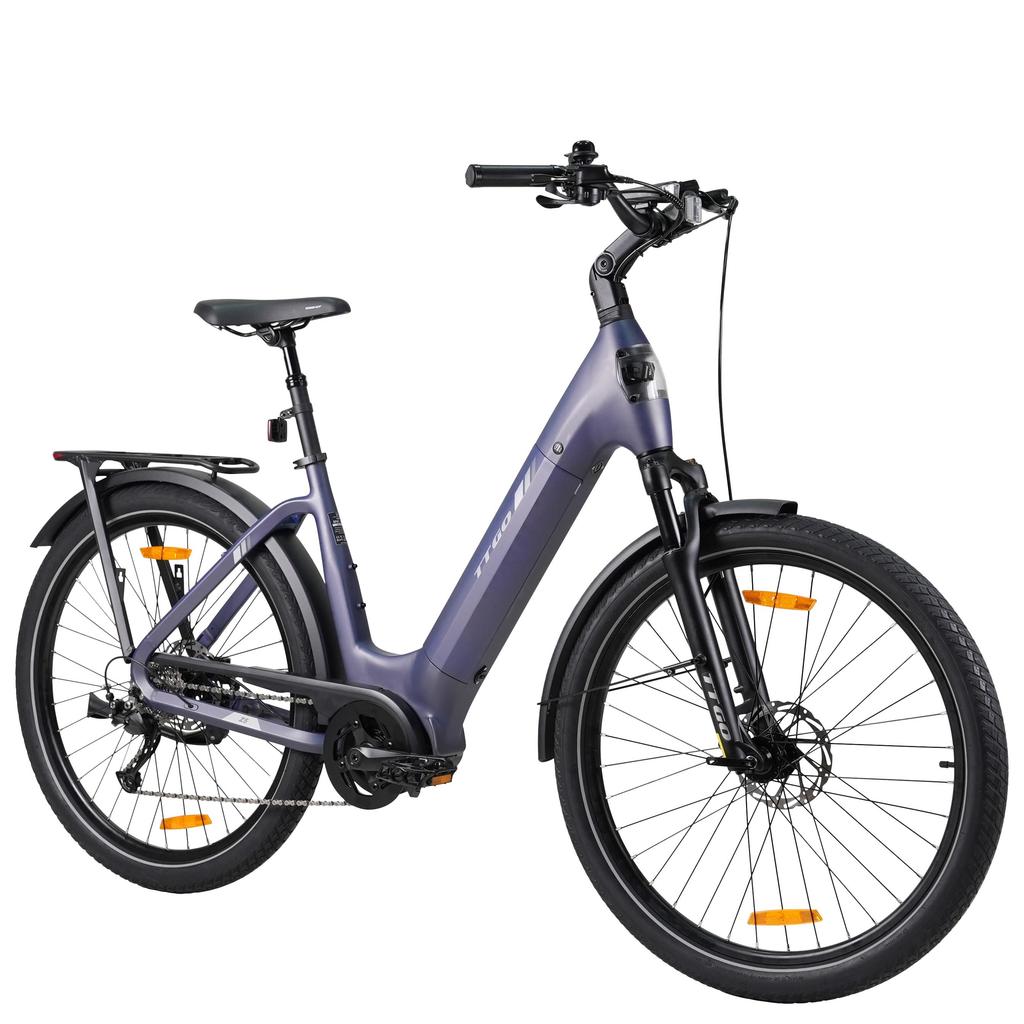 TTGO Z5 Urban Commuting Electric Bicycle With TowSeat 27.5 inch Wide Tires 36V20Ah Battery Outdoor Riding 250W Motor E- Mountain Bike For Adult
