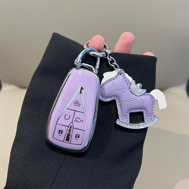 TPU Shell Fob For Changan CS75 PLUS CS35 PLUS CS55PLUS Eado UNI-T UNI K Oushang X5 X7 EV 2019 2020 Car Key Case Cover