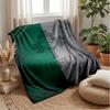 Ireland Rugby Flannel Fleece Blanket Cozy Warm Throw Blanket For Couch Bed Travel All Season Use