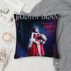 Чехол для подушки J-Jazmin Bean от Singer, квадратный, двусторонний принт, короткий плюш, чехол для диванной подушки, спальня, прикроватная подушка
