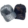 Fashion bronzing leopard print baseball cap European and American fashion curved brim sunshade cap