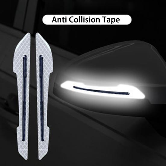 1 Pair Anti Collision Strip Universal Car Supplies Strong Adhesion Auto Avoidance Protective Sticker Mini Anti-scratch