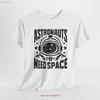 Space Walk T Shirt Astronaut Adventure Cosmic Exploration Vintage Soft Homme Graphic Slightly Top For Everyday Wear