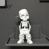 Hip-Hop Skeleton Statue Street Style Figurine, 3D Printed Baseball Cap Cool Sculpture Statue, for Home Office Desktop Decor Decorative Skull Figurine