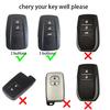 2 3-кнопочный силиконовый чехол для ключа-пульта для Toyota CHR Corolla Yaris Rav4 Camry Furniture Prado 150 Highlander Prius Keychcain