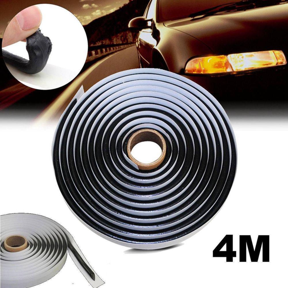 4M Practical Black Retrofit LED Headlight Glue Butyl Rubber Car Reseal Strip Sealant Glue