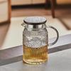 Стеклянный термостойкий чайник для холодной воды Lux Glass с ручкой - креативный чайник большой емкости для дома или гостиной