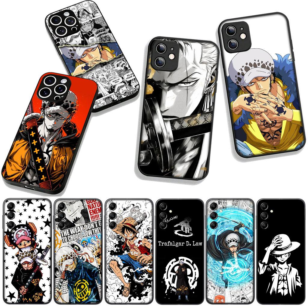 Trafalgar Luffy One Piece Water Law Case for Motorola Moto G54 G05 G24 G55 G75 G85 G15 G57 G86 Power Edge 50 30 Fusion neo Pro