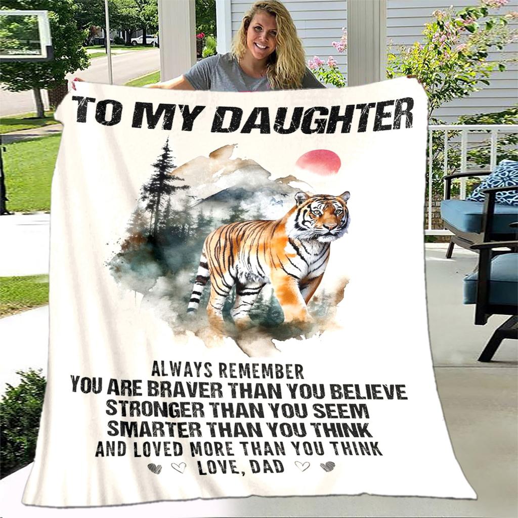 Моей дочери сыну подарок в виде письма HD одеяло, мягкое одеяло для дома, спальни, кровати, дивана, пикника, путешествия, офиса, одеяло, детское одеяло