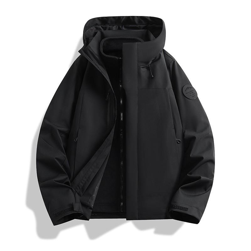 Men Women Waterproof Windproof 3-in-1 Outdoor Jacket With Fleece Liner Hiking Skiing Camping Winter