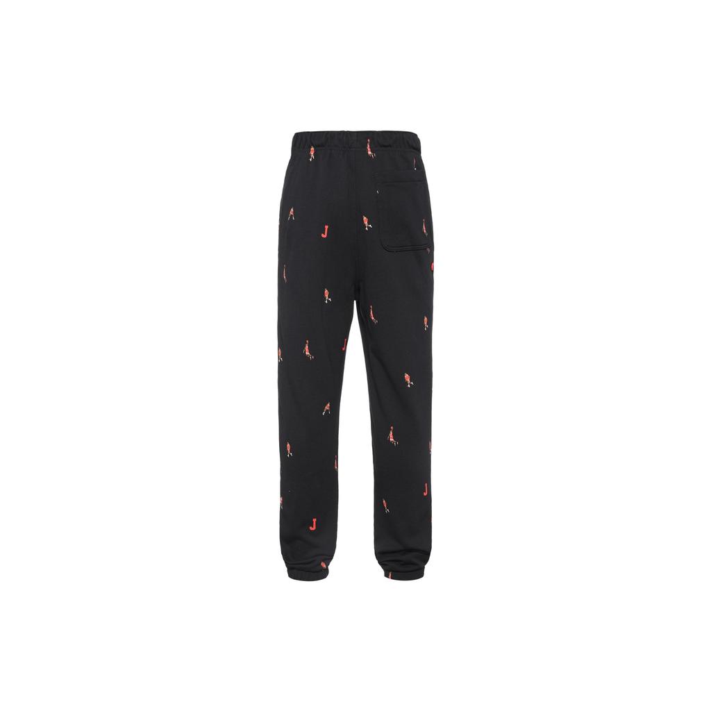 Jordan Мужские спортивные штаны с трикотажными манжетами Essentials, черные брюки DH3520-010