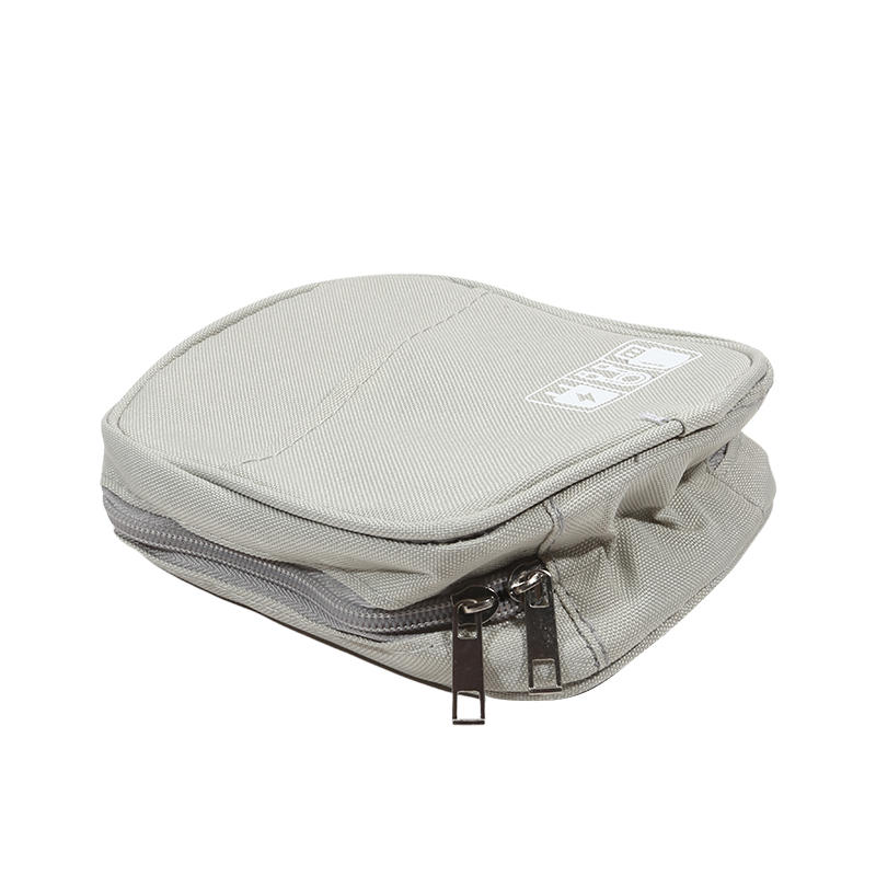 Travel Digital Accessories Storage Pouch Compact Data Cable Carrying Case Organizer Zipper Pouch for Earphone Power Bank