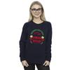 Netflix Womens/Ladies Stranger Things Upside Down Seasons Greetings Sweatshirt