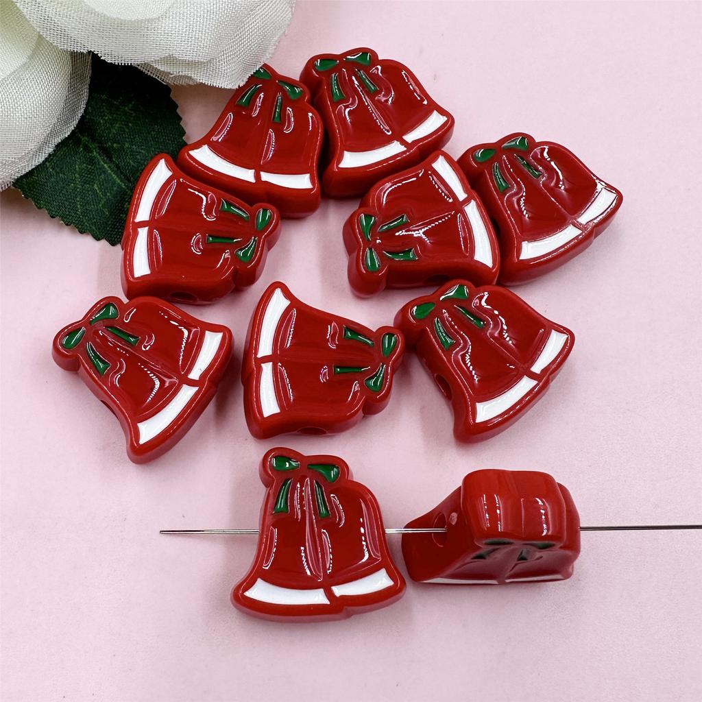 Цепи для мобильных телефонов ручной работы DIY браслеты Свободные материалы для головок Перчатки снеговика Капельное масло Акриловые елочные клетки Ожерелье Аксессуары 10 шт.