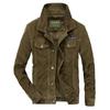Autumn New Jacket Men's Middle-aged Casual Lapel Top Multi-pocket Men's Large Size Jacket Multi-pocket Work Jacket
