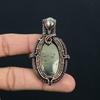 Golden Apache Pyrite Gemstone Handmade Pure Copper Wire Wrap Jewelry Pendant For Women