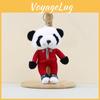 Cute Panda Keychain Cartoon Girl Backpack Decorative Pendant Holiday Gift Doll