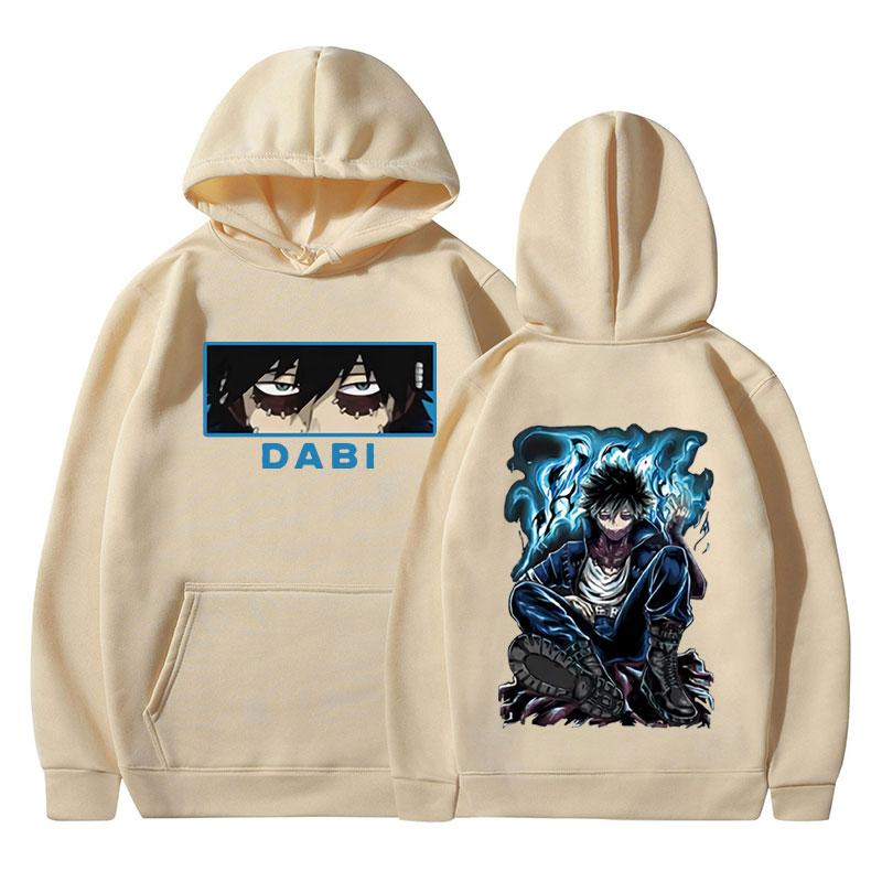 Толстовка с капюшоном «Мой герой Академии» в стиле аниме «Манга Тодороки Даби», толстовка с длинными рукавами и графикой, повседневные пуловеры большого размера, одежда унисекс