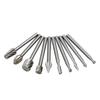 1/8" (3mm) Shank High Speed Steel Rotary Files Burrs Wood Milling Rotary File Burr Set for DIY Woodworking Carving