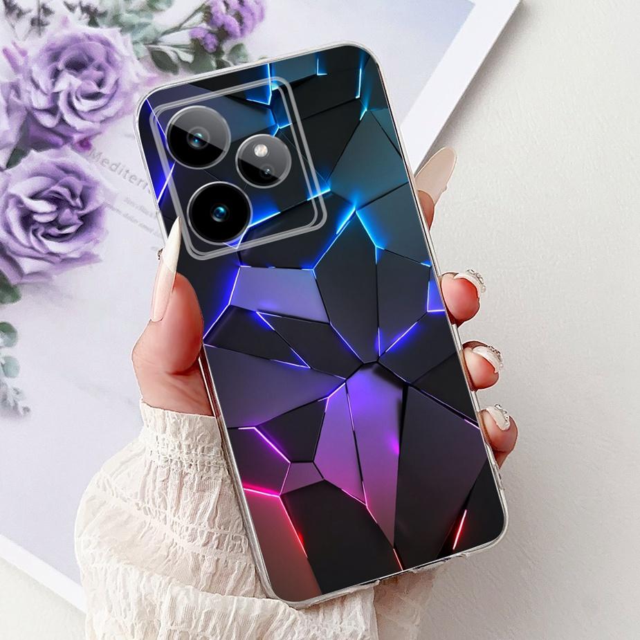 Чехол для Realme GT7 5G RMX5061 Новый модный расписной чехол Мягкий силиконовый чехол для телефона Для Realme GT 7T GT7 Pro RealmeGT 7 Pro Fundas
