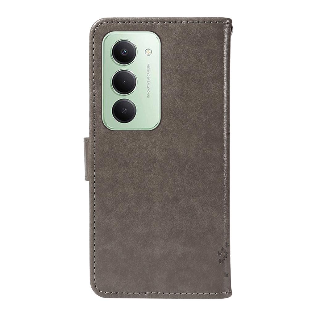 For Xiaomi Redmi 15 5G (Global) (169mm) Phone Case with Stand Cat Tree Pattern Leather Wallet Mobile Cover