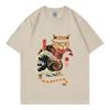 Trendy summer 2D digital printed Tshirt sports round neck casual short sleeved top