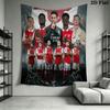 Arsena team Wall Hanging Printed Fabric Blanket Decorative Tapestries for Bedroom Living Room Home Decor
