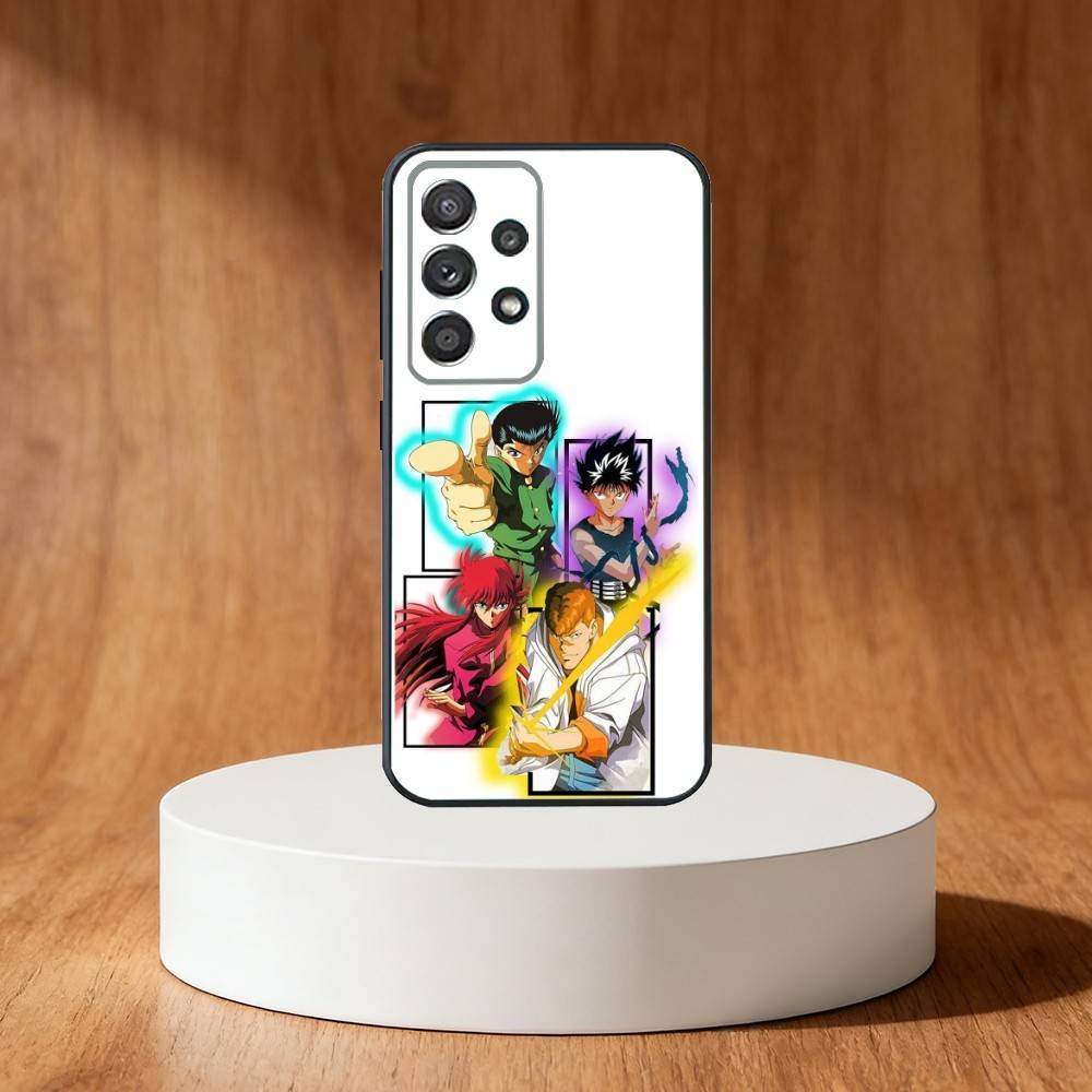 Чехол для телефона с комиксами Y-Yu H-HakushoS Для Samsung S25, S24, S21, S22, S23, S30, Ultra, S20, Plus, Fe, Note, 10, 9, 5G Черный Чехол