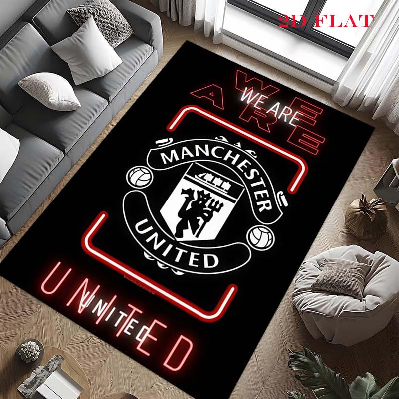 Ковер Man Utd для гостиной, спальни, дома, украшение дивана, нескользящий коврик для детских игр