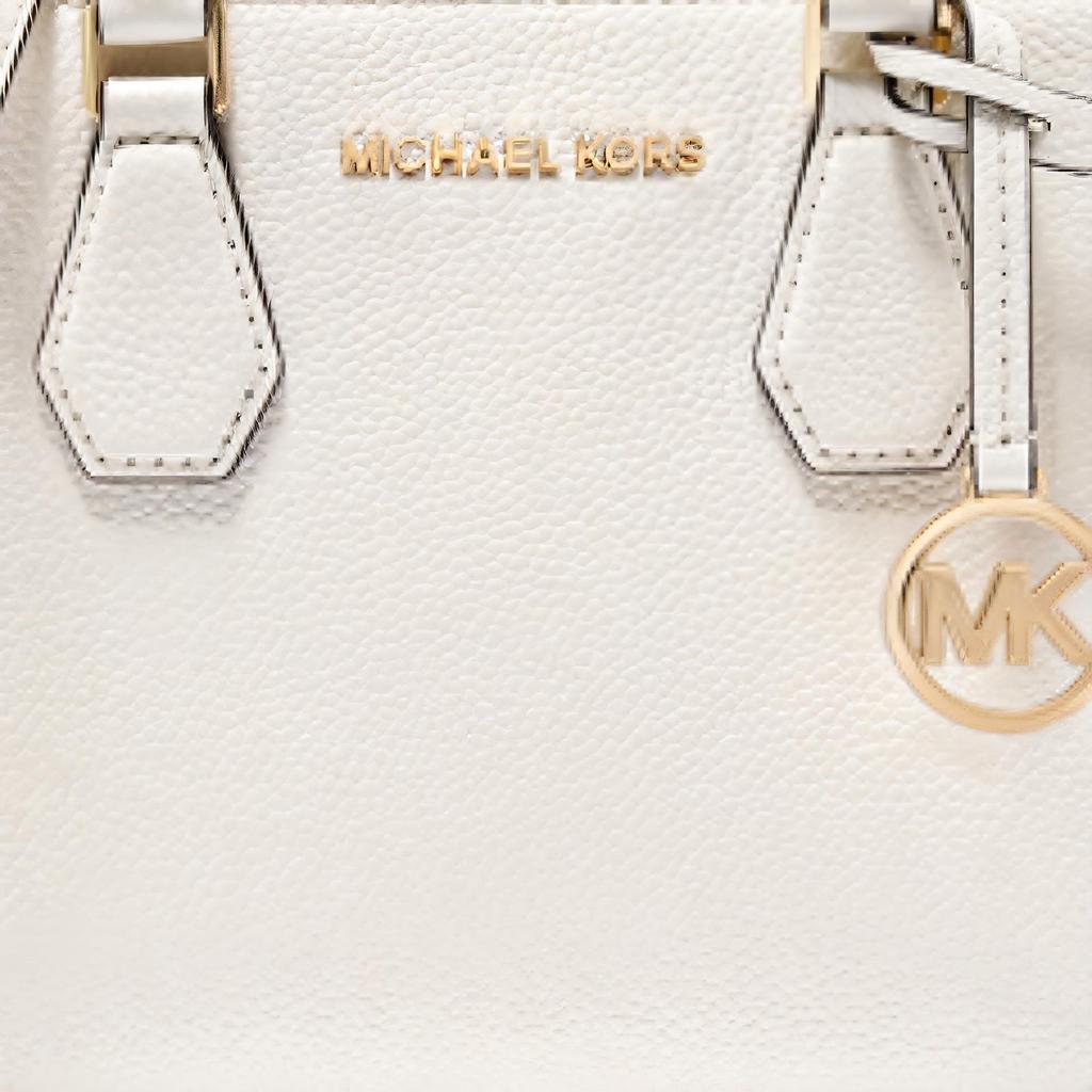 New MICHAEL KORS Camille Leather Tote Bag Shopping Bag Killer Bag Handbag Crossbody Bag Small Size Women's Milk White 30T0GCAS1L-289