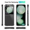 Для чехла для мобильного телефона Samsung Z FLIP6 Четырехугольная противоударная защитная оболочка Складной прозрачный чехол для мобильного телефона