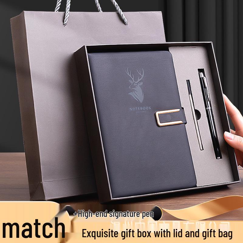 Personalized A5 Business Notebook with Logo - Thick Notebook for Office, Meetings, and Diary Use