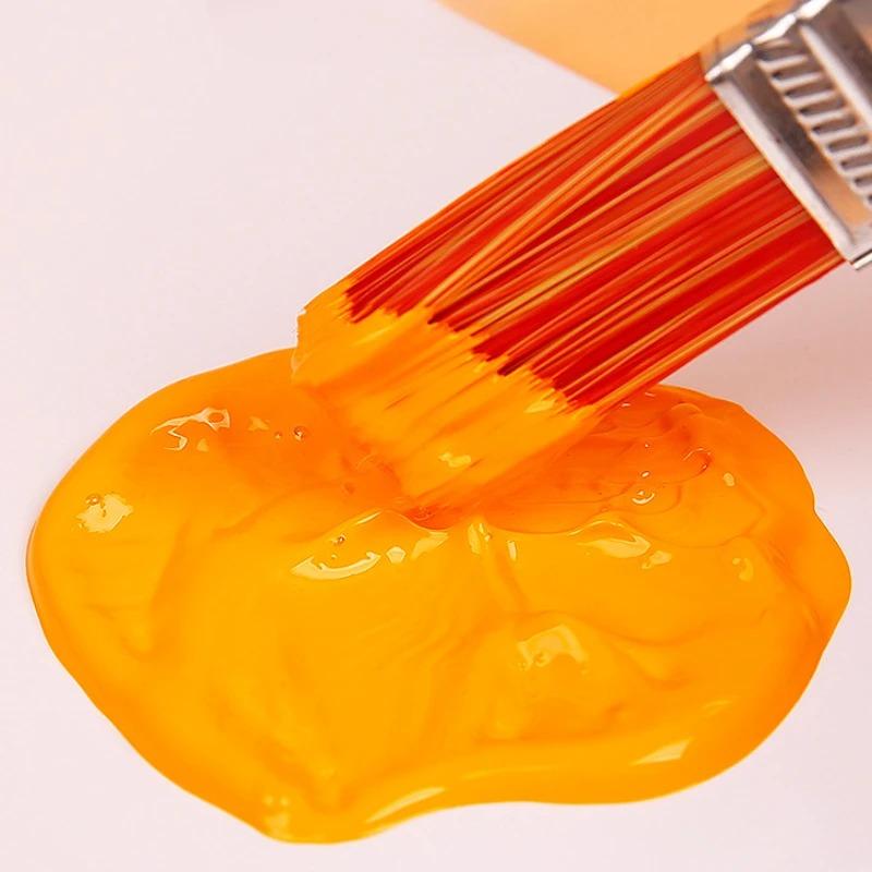 Самонесущая сумка 100 мл, водонепроницаемые акриловые краски, портативная маленькая упаковка, сумка для дополнений к краскам, студийные принадлежности для занятий искусством