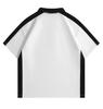 Hello Hipanda Panda Half Zipper Casual Polo Shirt Short Sleeve T-shirt