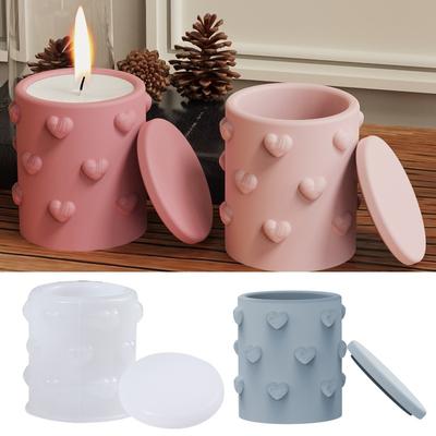 1 шт DIY эпоксидная форма Love Relief коробка для хранения силиконовая форма гипсовая ароматизированная свеча чашка