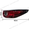 Светодиодный фонарь заднего хода в сборе для Mazda CX5 CX-5 2017 2018 2019 Поворотник Задний габаритный огонь Стоп-сигнал Габаритный огонь Предупреждающий мигающий огонь