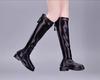 Hobby Toy Figure with TBleague Body VSTOYS 22XG96 Fashion Sexy Beauty Genuine Leather Long Boots Shoes [TOYBARJAPAN] 1/6 Accessory/Compatible (Black