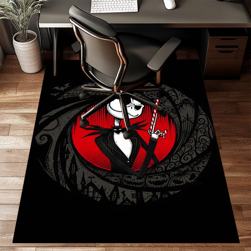 1pc Jack Christmas8 Design Printed Area Rug Carpet for Bedroom Living Room Home Decor Rugs Mat Non Slip Mat Rug for Bedside